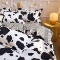 thumbnail image 1 of Korean Style Cartoon Cloud Bedding Set Pink Floral Princess Bed Sheet Set Pillowcase Girls Summer Autumn Soft Duvet Cover Set, 1 of 7