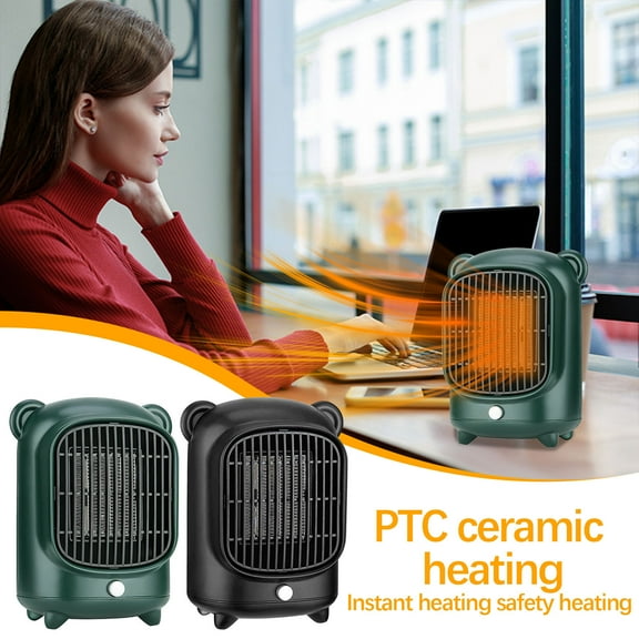 Space Heater for Large Room,Desktop Heater Fast Heat Desktop Heating Silent Heater,Fast Safety Energy Efficient Heater,Heater Fan for Office Bedroom Home