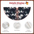 thumbnail image 3 of Sikiie Lilies Flowers Nativity Christmas Tree Skirt, Jesus Christian Winter Holiday Tree Mat Decoration(30-48IN)48", 3 of 6