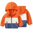 thumbnail image 4 of Esaierr Kids Hoodie Fleece Jacket for Toddler Baby Boys Winter Cotton Coat Zip Long-Sleeved Outerwear for 1-10Y, 4 of 5