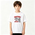thumbnail image 2 of Brother Of The Birthday Boy Soccer Boys Graphic Tees Kids T-Shirt 100% Cotton Short Sleeve Tops Ages 4-13Y, 2 of 5