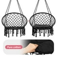 thumbnail image 2 of Hammock Swing Chair, Hammock Chair Macrame Swing with Suspension Kit, Hanging Chair 330 Lbs Capacity for Patio, Bedroom & Balcony, 2 of 8