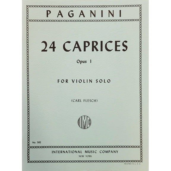 Paganini: 24 Caprices, Op. 1 - Violin solo | C # 582