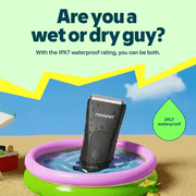 MANSPOT Manscape Body Hair Trimmer for Men , Groin Hair Trimmer Ball Shaver Replaceable Ceramic Blade Heads Waterproof