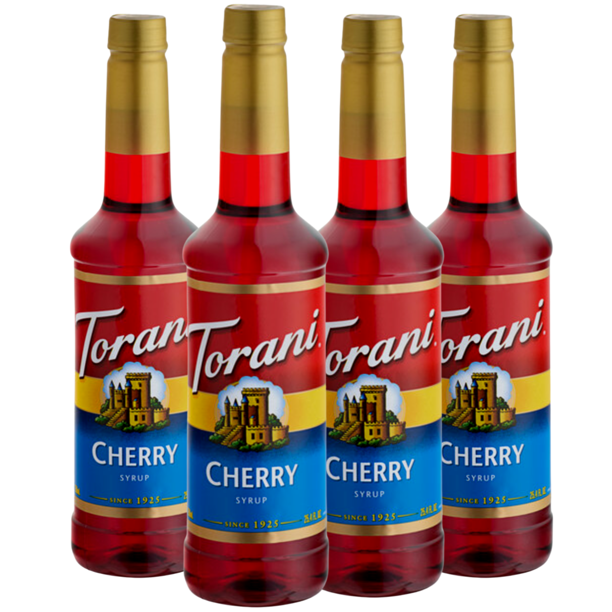 Torani Cherry Flavoring Fruit Syrup 750 mL, 25.4 ounces, 750 ml (Pack