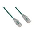 thumbnail image 1 of 3 ft. Snagless Molded Boot Pure Copper CAT6A Green Slim Ethernet Patch Cable, 1 of 1