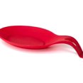 thumbnail image 4 of 2 Pack Multi-Function Silicone Spoon Rest For Kitchen Utensils, Ladle, Spatula For Kitchen, Home, Restaurant (Red And Black), 4 of 5