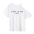thumbnail image 1 of Camiseta para mujer con cuello redondo, ropa deportiva para mujer, camisetas de verano para viajes y vacaciones L, 1 of 8