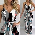 thumbnail image 5 of Sinhoon Women Summer Casual Sleeveless Jumpsuit Loose Wide Leg Pants Suit Playsuit Size, 5 of 5
