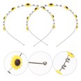 thumbnail image 1 of OUNONA 2Ud Diademas Decorativas Con Girasol Accesorios Para Presentaciones Y Clubes, 1 of 7