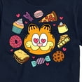 thumbnail image 3 of Garfield - Garfield Hearts Food - Men's Short Sleeve Graphic T-Shirt, 3 of 5