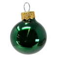 thumbnail image 4 of Pinnacle Peak Trading Christmas Green Shiny and Matte Polish Glass 30mm Ball Bauble Ornaments 20 Piece Made in Poland 1.2 Inch, 4 of 8