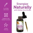 thumbnail image 4 of Suplemento de hierro líquido Zahler Iron Drops 60 ml 18 mg de hierro, 4 of 6