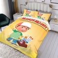 thumbnail image 3 of Manny el Manitas Conjunto de sábanas temático, trío de piezas, cómodo y amigable con la piel, diseño único, regalo de decoración para el hogar para familiares, amigos y fans,135cm *200cm, 3 of 6