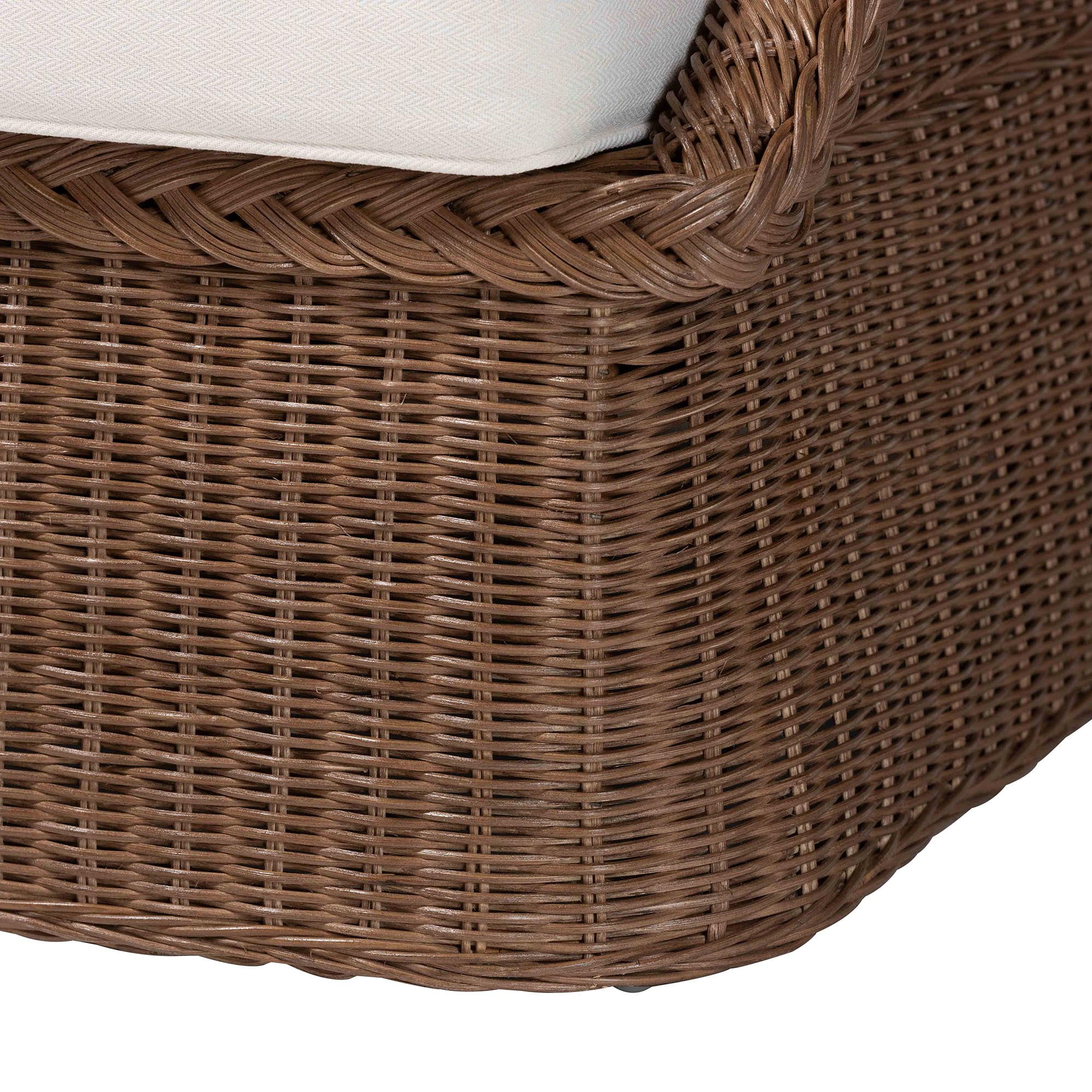 bali & pari Derris Boho Sofa, Peanut Brown