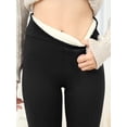 thumbnail image 1 of Mallas de invierno para mujer, mallas de cintura alta, pantalones cálidos de terciopelo, mallas de Color sólido para mujer, mallas elásticas cómodas para mantener el calor Tan Jianjun unisex, 1 of 2