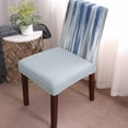 thumbnail image 2 of Dining Chair Covers Set of 6 Abstract Grey Blue Mottled Gradient Texture Farmhouse Stretch Parsons Chair Slipcovers Removable Washable Chair Cover Protector for Kitchen Dining Room Hotel, 2 of 5