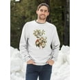 thumbnail image 2 of Bachman's Warbler And Flowers Sweatshirt Men -John James Audubon Designs, Male Medium, 2 of 4