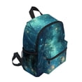 thumbnail image 2 of FORMRS School Backpack with Front Zippered Pocket 12" Student Travel Daypack, Magical Forest Glowing Lights, 2 of 6