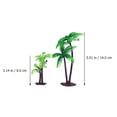 thumbnail image 2 of KALLORY 8Pcs Coconut Tree Birthday Cake Cards Tree Shape Topper For Cakes And Cupcakes Birthday Decoration, 2 of 8