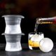 thumbnail image 3 of Molde esférico de silicona para cubitos de hielo, barra de whisky, bandeja Circular esférica para cubitos de hielo, molde Vertical de silicona para Hockey sobre hielo, 2 uds., 3 of 5