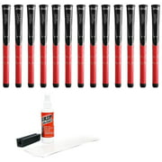 Winn Dri-Tac Standard Grip Kit (13-Piece), Black/Red
