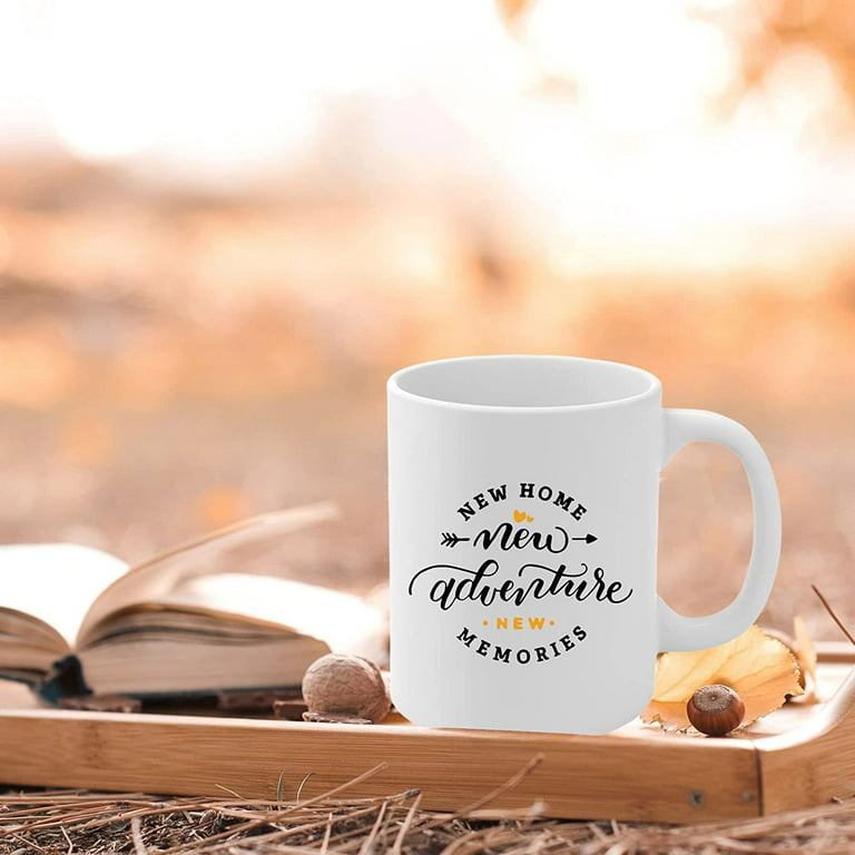 House Warming Presents for New Home, New Home Gifts for Home, New Home New  Adventure Coffee Mug Set, Housewarming Gifts for Women Guys Couple, First