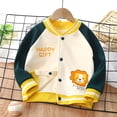 thumbnail image 1 of Cárdigan de terciopelo para niños, abrigo para niños y niñas, suéter deportivo para exteriores, uniforme de béisbol, 1 of 5