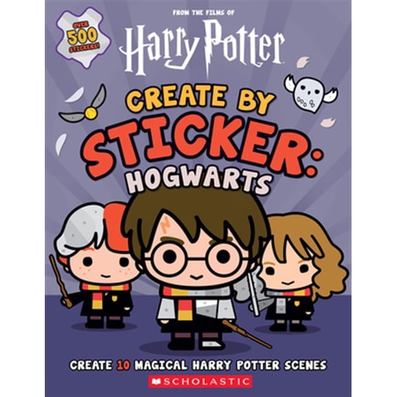 Pre-Owned Cala Spinner: Harry Potter: Create by Sticker: Hogwarts (Hardcover)