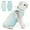 Light Blue - Cat Sterilization Suit, variant on New Breathable Cat Spay Recovery Suit Ice Silk Post Surgery Apparel for Female Cats with Snap Buttons Easy to Wear and Remove