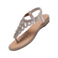 thumbnail image 2 of Verano nuevo estilo bohemio Rhinestone sandalias playa chanclas sandalias planas Wmkox8yii shjk4496, 2 of 5