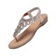 thumbnail image 2 of Verano nuevo estilo bohemio Rhinestone sandalias playa chanclas sandalias planas Wmkox8yii shjk4498, 2 of 5