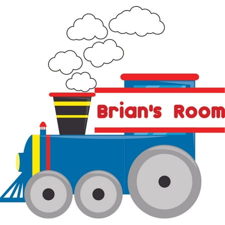 Train Cars Railroads Trains Customized Wall Decal Custom Vinyl