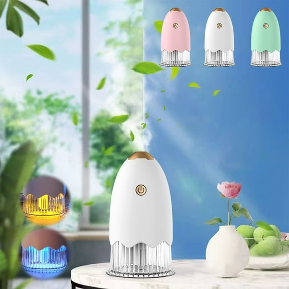 AOLIGEI Humidifiers For Bedroom Top Cool Mist Essential Oil Diffuser Family Plants Nursery Humidifier Large Room Last Up To 12 Hours Colorful Light