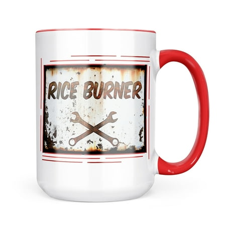 

Neonblond Rusty old look car Rice burner Mug gift for Coffee Tea lovers