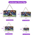 thumbnail image 5 of Happy New Year Maine Coon Family Cheer Winter Midnight Firework Landscape Wood Sign Cat Lover Kitten Owner Gifts Hanging Wall Home Decor - 02025, 5 of 5