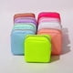 thumbnail image 4 of Nuevo bolso de maquillaje de verano, color naranja y rosa, bolsas de parches de letras de tela personalizadas, bolsa de cosméticos con cremallera de nailon de viaje para regalo, personalizada, 4 of 5