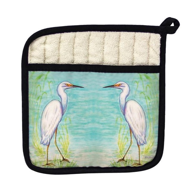Betsy Drake PT025 Porte-Pot d'Aigrette Enneigée