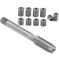 thumbnail image 2 of Professional Spark Plug Thread Repair Kit with M12x1.0 HSS Tap and 10pcs M10x1.0 Stainless Steel Threaded Pipes (17.5mm & 12.5mm Lengths) - Universal Tool Set for Gasoline/Diesel Engines, Generators, 2 of 6