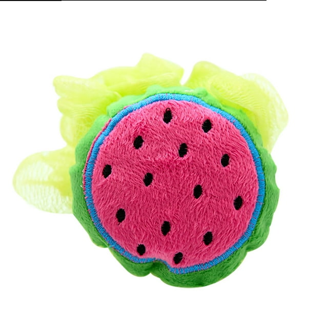 Boule de Bain en Forme de Fruit Boule de Bain Fleur Exfoliante Essuyer