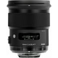 thumbnail image 3 of Sigma 50mm f/1.4 DG HSM Art Lens for Nikon F - Pro Bundle with Telephoto and Wide Angle Lenses, Filter Kit, Tulip Hood Lens and More, 3 of 6