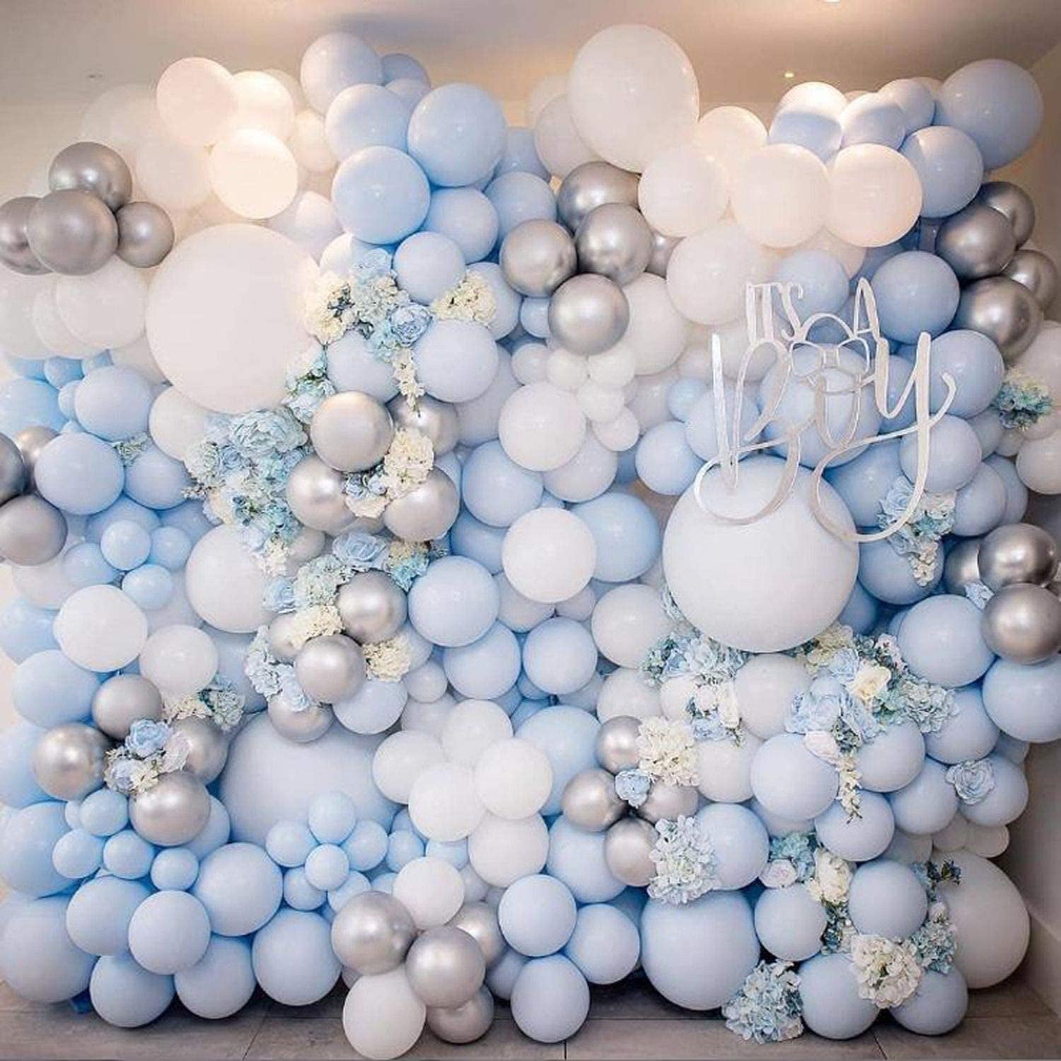 200 Pièces Bleu Pastel Ballon 5 Pouces Mini Macaron Ballon En Latex Et Fête Fournitures Ballon