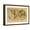 Brown Frame, variant on Art.com World Map Stretched Canvas Print Wall Art by Mathew Carey, 36" x 24"