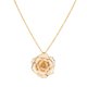 thumbnail image 4 of Collar de oro Amonsee de 30 Mm con colgante Sumergido en oro de 24k regalo para Mujer, 4 of 7