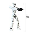 thumbnail image 2 of Ganfancp Figura de Acción Figura de Acción Impreso Robot Articulado Móvil Muñeco Figuras de Acción Ofertas Del Día 1 Juego de Figuras, 1 Juego de Accesorios, 1 Libro de Instrucciones, 2 of 6