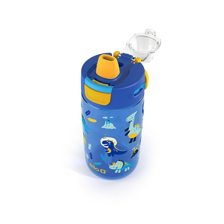 Ello Kids 16 Oz 2 Dash Tritan Water Bottles Yuck Free Covered Spout Leak  Proof