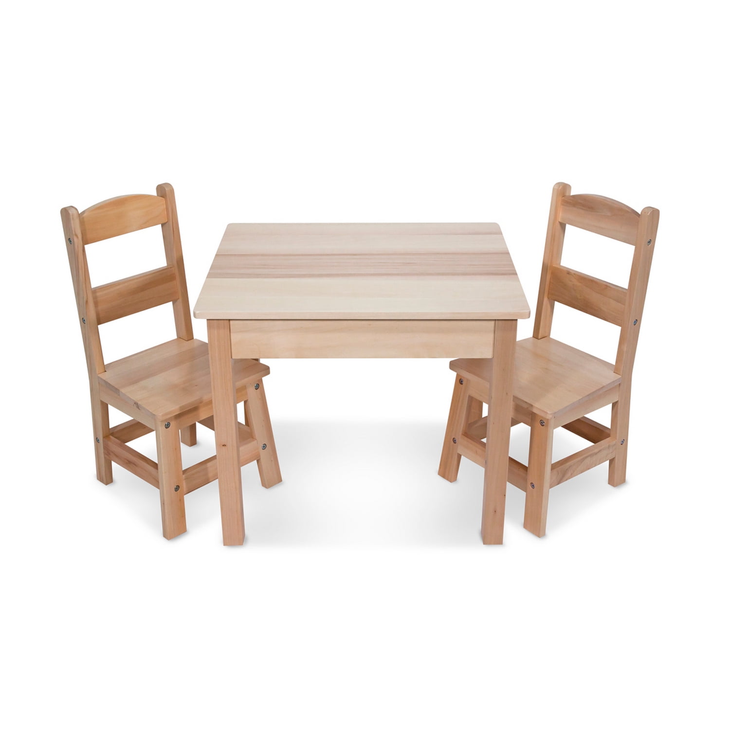 Melissa & Doug Learn-to-Play Piano with Wooden Table & Chairs 3-Piece Set