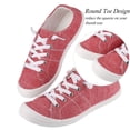 thumbnail image 2 of Women's Canvas Sneaker Shoes Low Top Lace Up Fashion Sneakers Casual Slip On Walking Shoes, 2 of 3