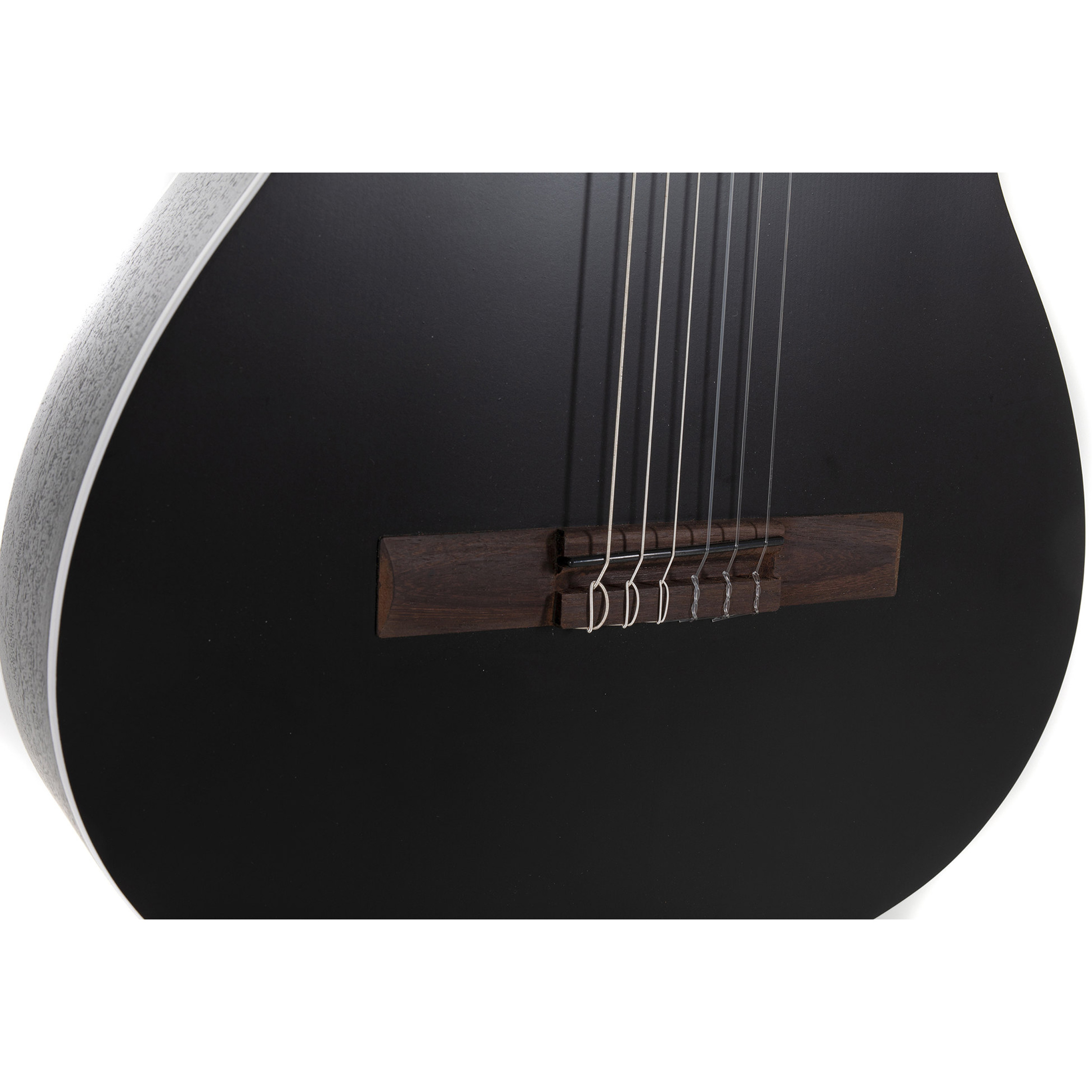 Caballero 4/4 Classical Guitar Black with Pickup and EQ  Solid Spruce Top