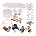 thumbnail image 2 of jifeng 14Pieces Professional DIY Fusing Glass Set Confetti Findings Starter Tool Simple Making Handmade Accessories, 2 of 9